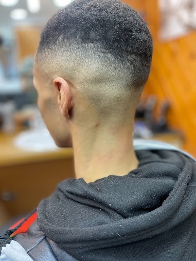 Curly top with skin fade